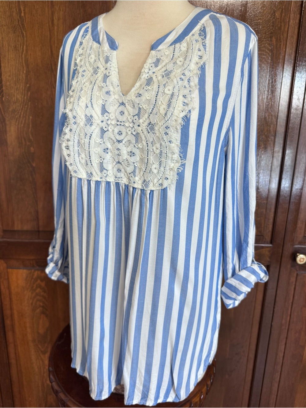 Coastal Grandmother | Boho Casual | Peasantcore | Nautical | Beach Blouse Small